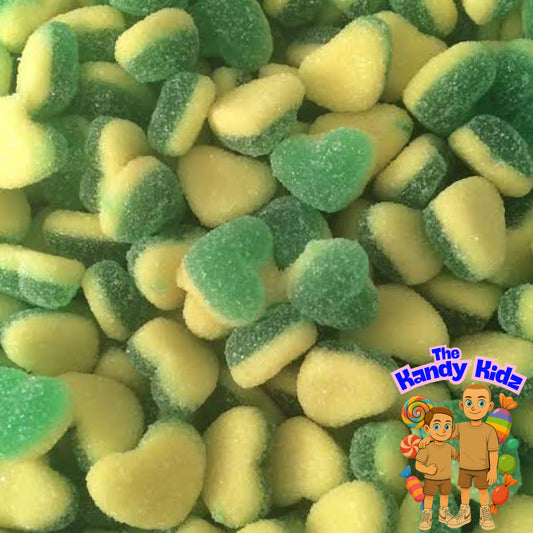 Apple and Custard Hearts