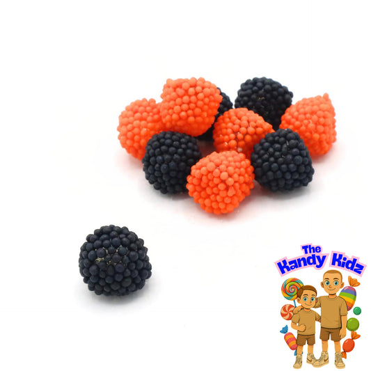 Mini Orange & Black Dots