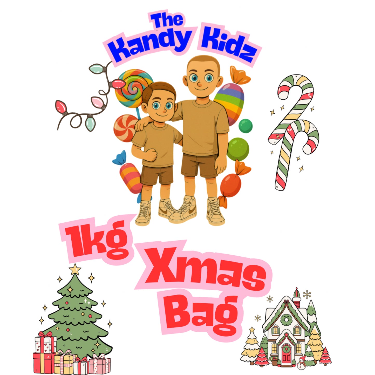 1kg Xmas Bag