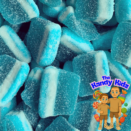 Fizzy Blue Raspberry Slices